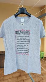 T-shirt sposa per addio al nubilato 