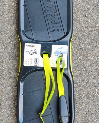 snowboard BOARDSLIDE bambino nero e giallo fluo