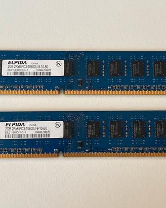 RAM DDR3 4GB (2GB x2)