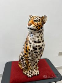 statua leopardo 75 cm 