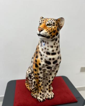 statua leopardo 75 cm 