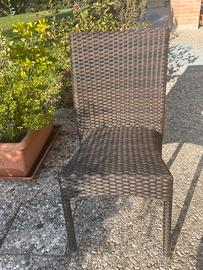 Sedie rattan