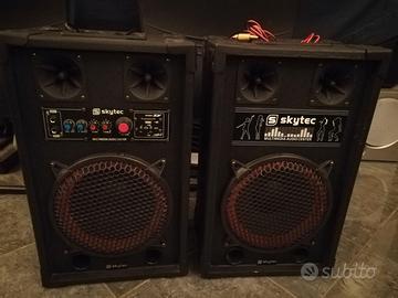 Casse amplificate Skytec Karaoke