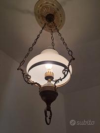 Lampadario sospensione anni 70