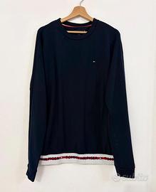 TOMMY HILFIGER Felpa uomo blu
