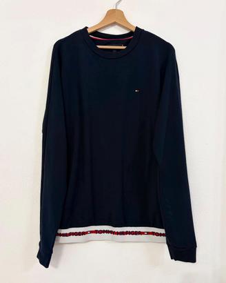 TOMMY HILFIGER Felpa uomo blu