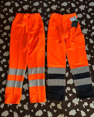 Pantaloni Issa arancio fluo