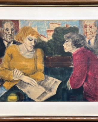 Remo Squillantini pittore quadro olio litografia