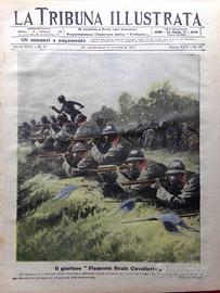 La Tribuna Illustrata 25 Nov 1917 WW1 Cavalleria