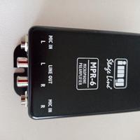 Preamplificatore microfonico stereo