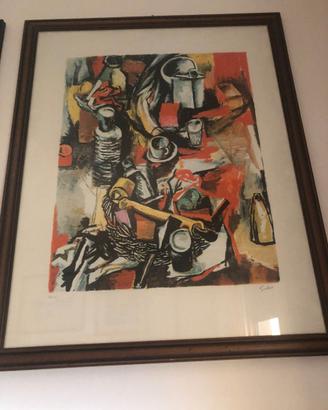 RENATO GUTTUSO, LITOGRAFIA ORIGINALE