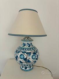 Lampada in ceramica di Sciacca 
