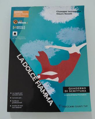 La dolce fiamma.Quaderno di scrittura