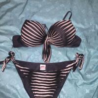 Bikini Bianco e Nero Push-Up  Taglia 44