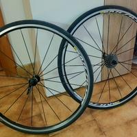 Cerchi  Mavic aksium elite, ruote complete.