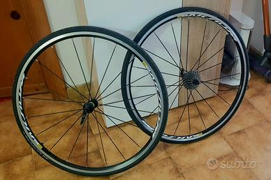 Cerchi  Mavic aksium elite, ruote complete.