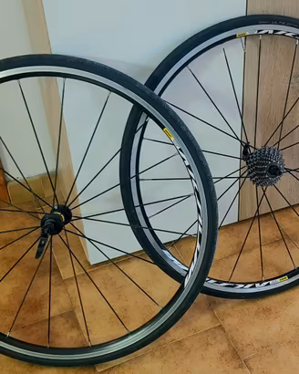 Cerchi  Mavic aksium elite, ruote complete.