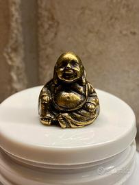 sSatuetta miniatura del Buddha che ride  Ottone