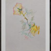 Quadro disegno dipinto originale artista italiano