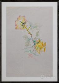 Quadro disegno dipinto originale artista italiano