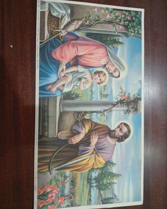 Sacra famiglia originale 1940 devozionale