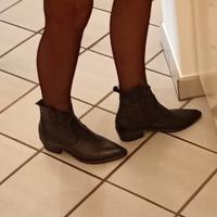 stivaletti Camperos donna pelle nera 