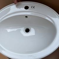 Lavandino da incasso bianco nuovo