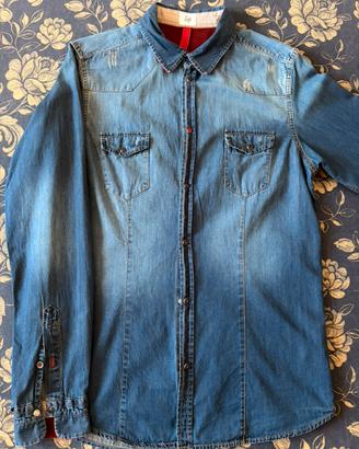 Camicia in jeans Loft taglia L