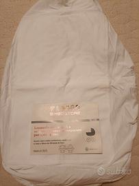 Lenzuolo con angoli e salvamaterasso carrozzina