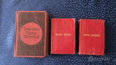 Dizionari antichi tedesco a italiano del 1900
