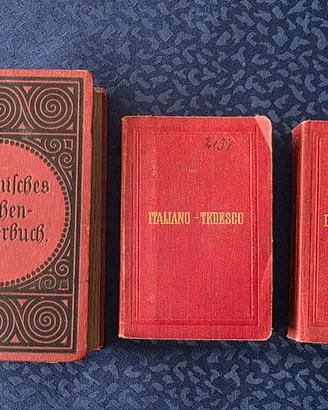 Dizionari antichi tedesco a italiano del 1900