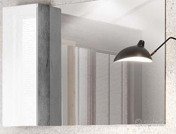 Specchio con pensile per bagno