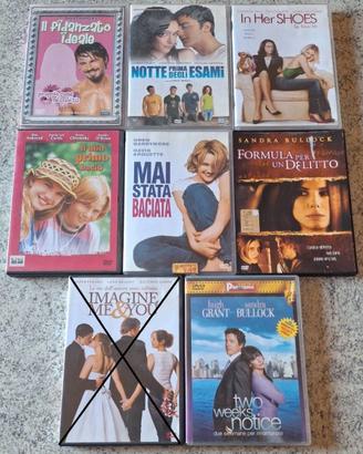 LOTTO 7 DVD ORIGINALI - COMMEDIE - ROMANTICHERIE