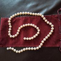 Filo perle vere cm 64 anni 60( gioielleria)