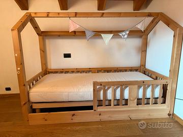 letto per bambini in cirmolo