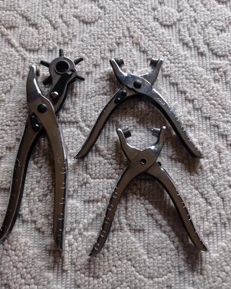 3 Pinze per Foratura/borchie,rivetti
