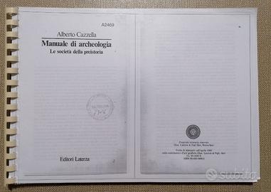 Alberto Cazzella - Manuale di archeologia