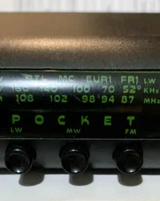 Radio da criscotto per auto d epoca del 1981