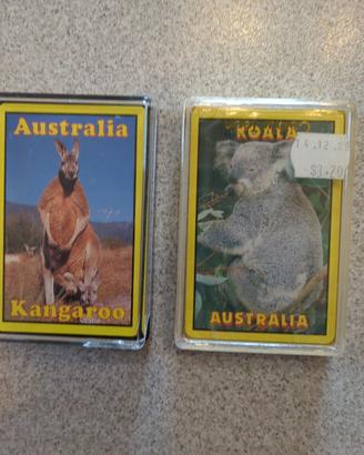 Carte Da Gioco - Australia Kangaroo Koala -vintage