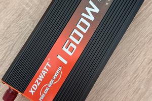 🔌 Inverter Auto 12V → 230V 600W / 1600W - NUOVO