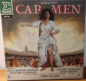 Cofanetto 3 LP Carmen Bizet Erato 1984