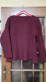 Maglione in pura lana fatto a mano