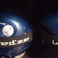 coppia caschi da sci x bambini 