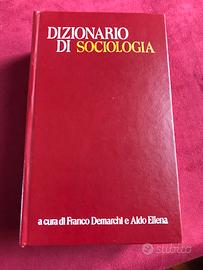 Dizionario Sociologia Demarchi e Ellena Ed.Paoline