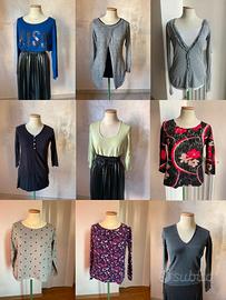 Set di 9 magliette a maniche lunghe, Taglia M