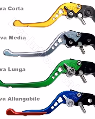 Coppia di Leve Freno Frizione Regolabili per Moto
