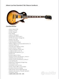 Gibson Les Paul Standard 50s Tobacco Sunburst