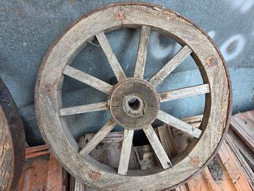 ruote antiche in legno
