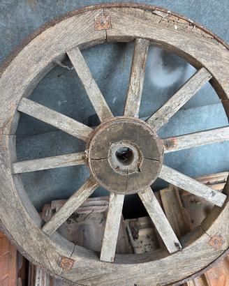 ruote antiche in legno