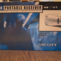 Radio Portatile Scott RX 10 AM/FM - Con Scatola Or